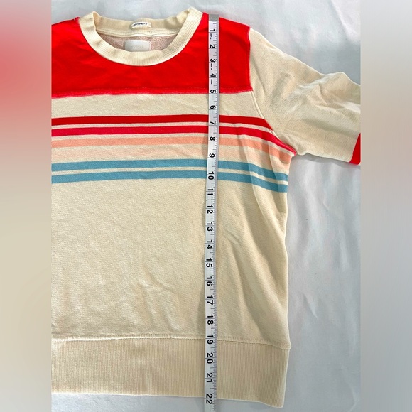 MOTHER | 1/2 and 1/2 Koozie Sweatshirt | Strawberry | Small - Picture 4 of 8